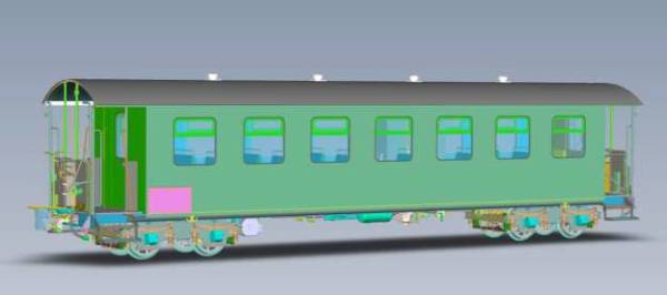 Kiss 700104 - Personenwagen B4i der DR, Rekowagen